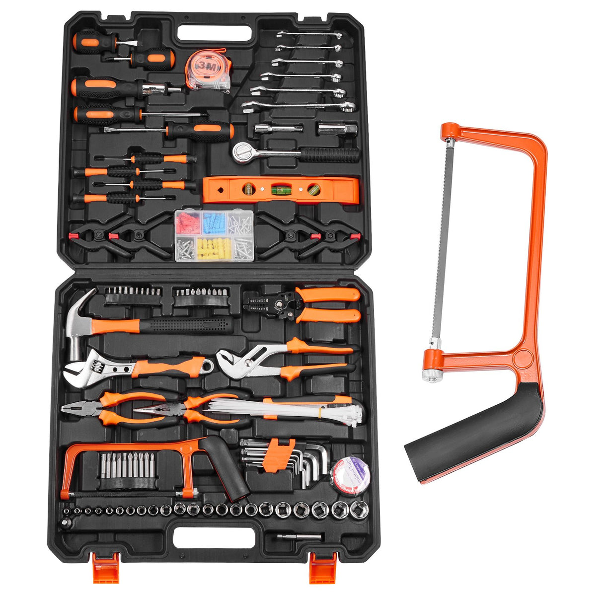 Tool Kit | 216-Piece General Household Hand Tools with Case