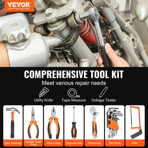 Tool Kit | 216-Piece General Household Hand Tools with Case