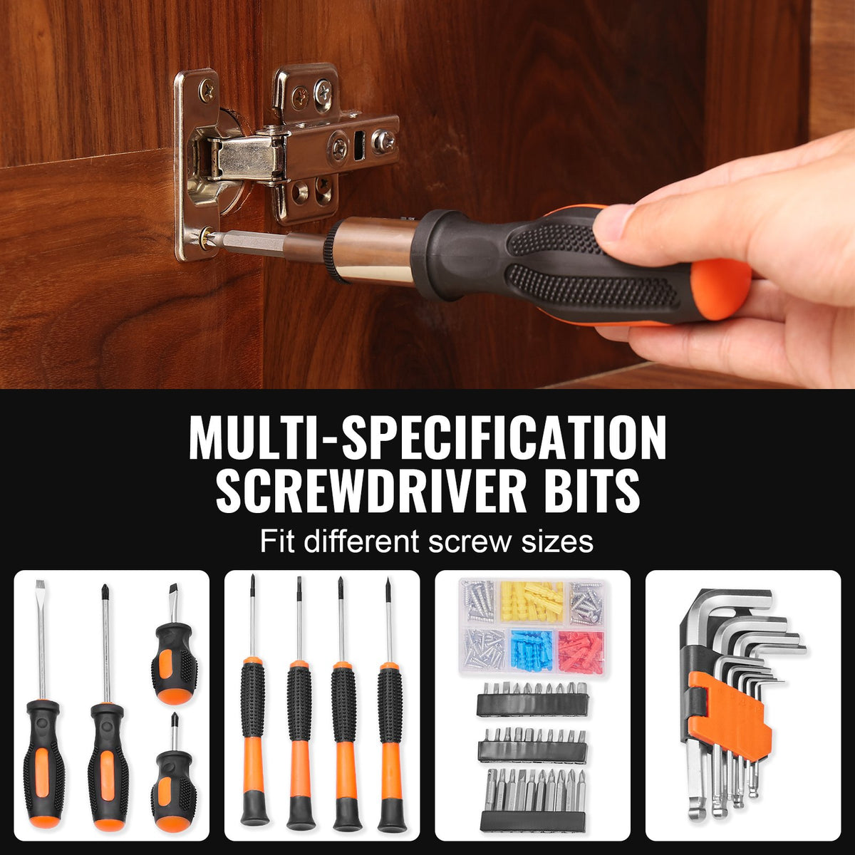 Tool Kit | 216-Piece General Household Hand Tools with Case