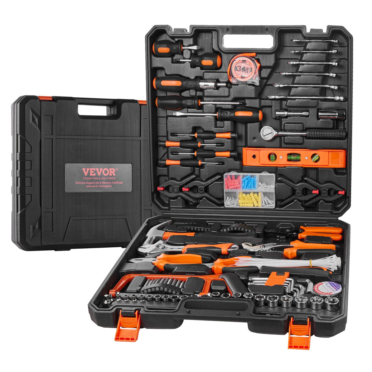 Tool Kit | 216-Piece General Household Hand Tools with Case