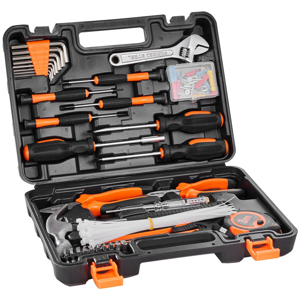 Tool Kit | 216-Piece General Household Hand Tools with Case