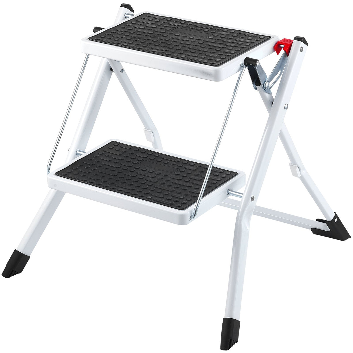 Step Ladder 2-Step | 150kg Capacity | Folding Steel Anti-Slip Step Stool