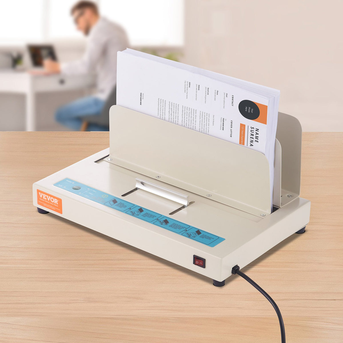 Thermal Binding Machine | 500 Sheet Capacity | Binds A3/A4/A5 Documents