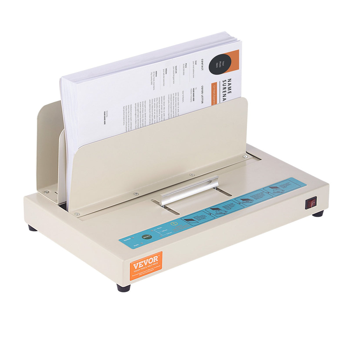 Thermal Binding Machine | 500 Sheet Capacity | Binds A3/A4/A5 Documents