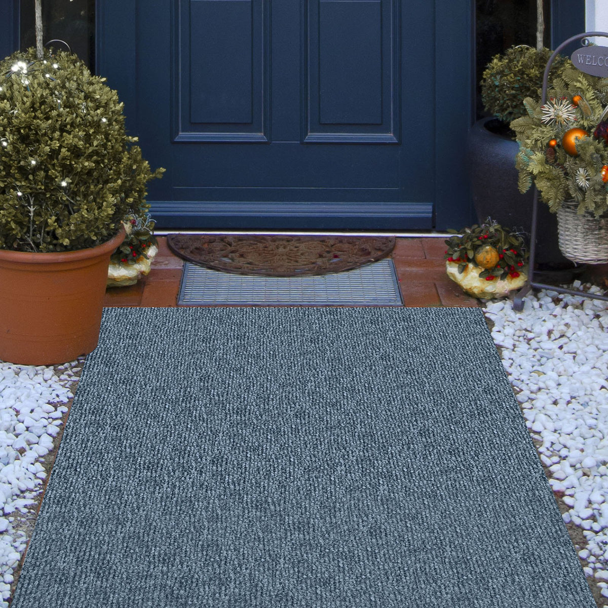 Marine Carpet 6x13FT | Cut Pile Boat & Patio Deck Carpet | Grey | 1.8x4m