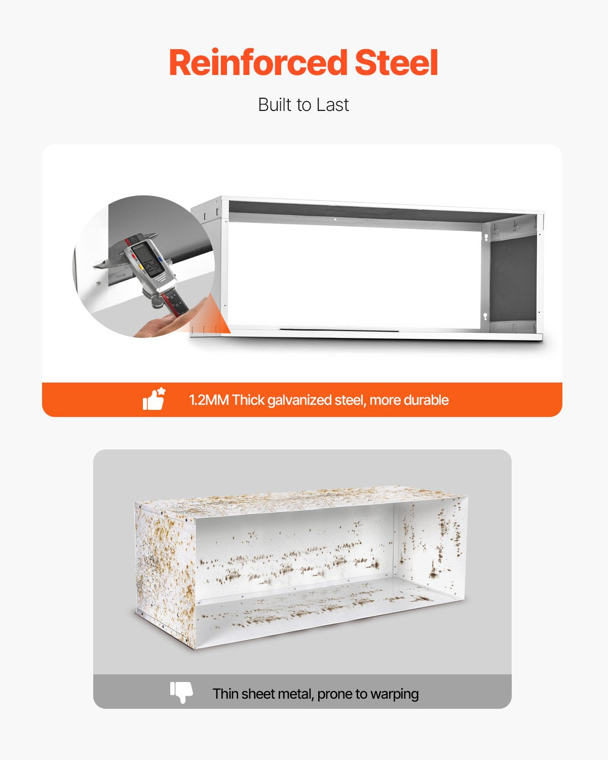 Air Conditioner Wall Sleeve 42" | Universal Through-the-Wall AC Sleeve