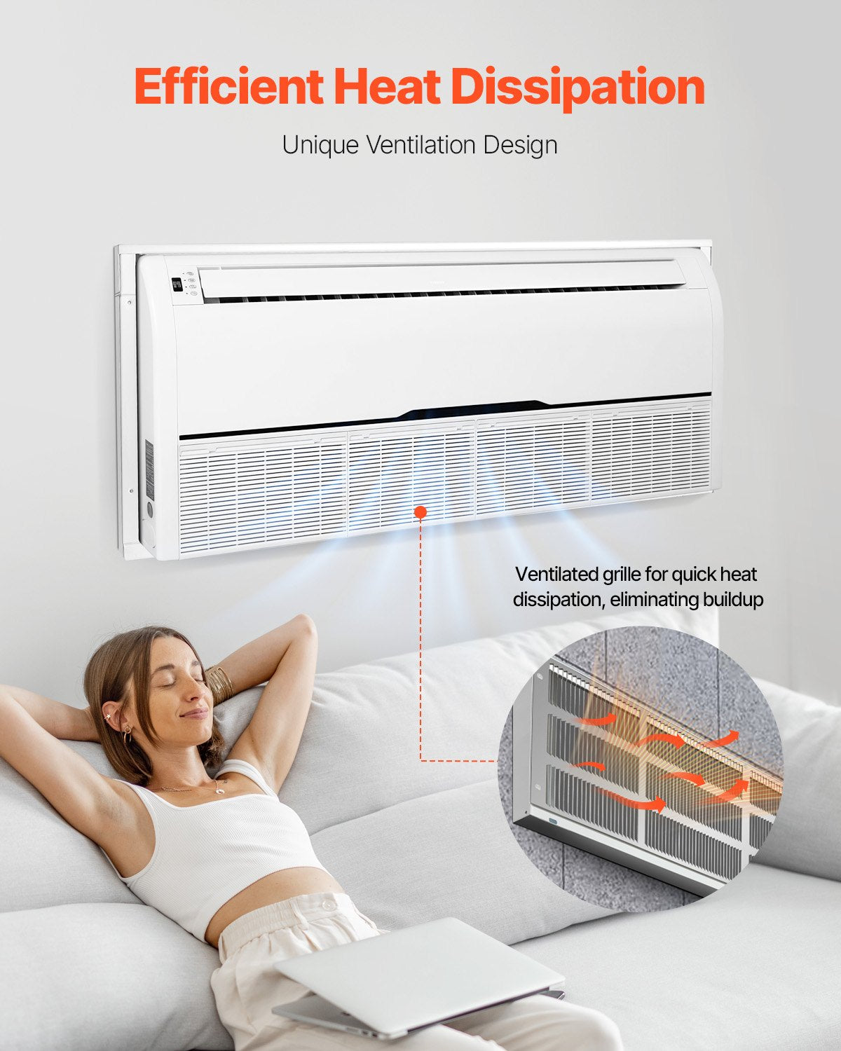 Air Conditioner Wall Sleeve 42" | With Exterior Grille