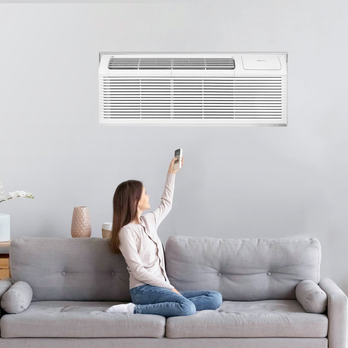 Air Conditioner Wall Sleeve 42" | With Exterior Grille