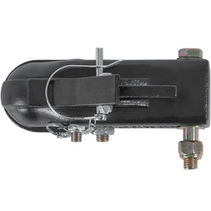 Adjustable Trailer Coupler 2-5/16" | 15,000lbs Capacity | Heavy Duty Cast Channel-Mount | Includes Hardware Kit | Black Powder Coated Steel