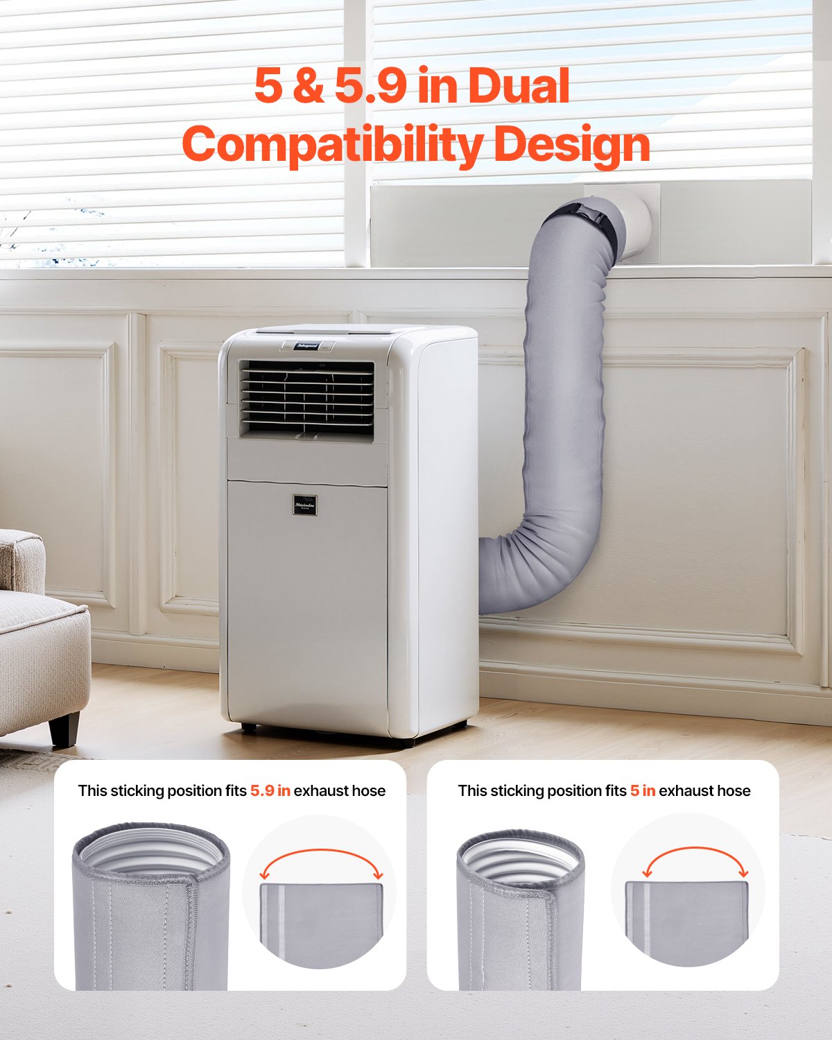 AC Hose Cover | Portable Air Conditioner Exhaust Insulation Sleeve