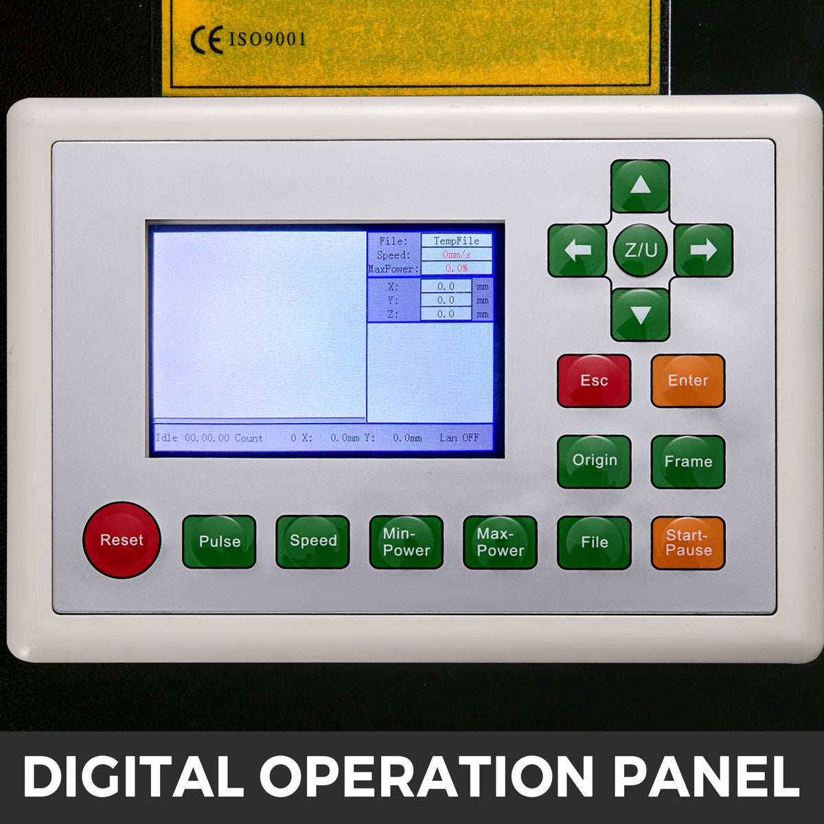 CO2 Laser Engraver 80W | 700x500mm Cutting Machine with Color Screen