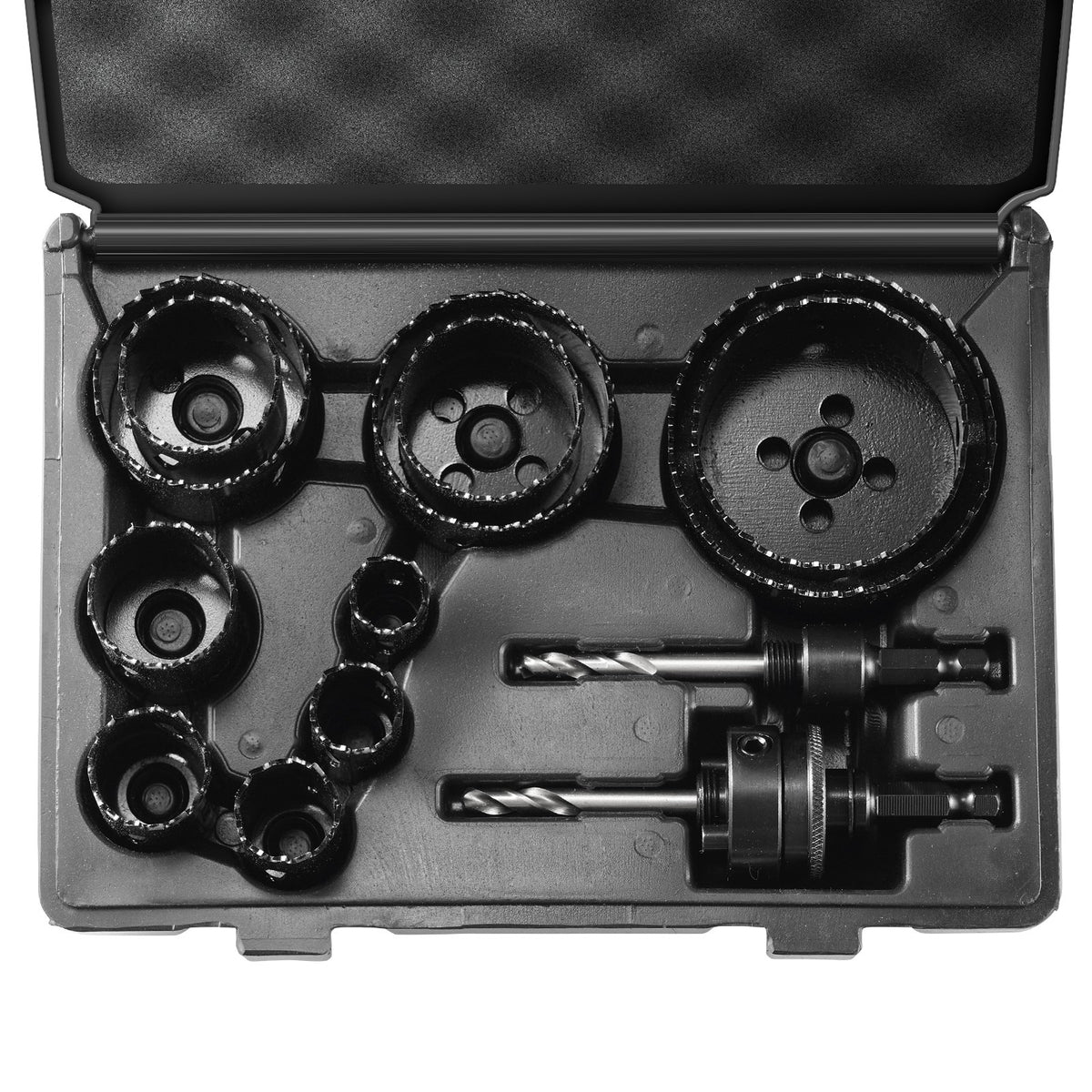 Hole Saw Kit 11 Piece | M42 Bi-Metal Saws 3/4"-3" | Includes Drill Bits & Case