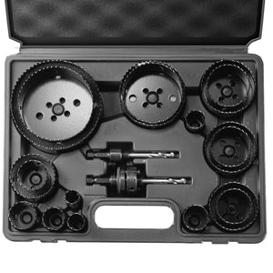Hole Saw Kit 18 Piece | M42 Bi-Metal Saws 3/4"-4-1/2" | Includes Drill Bits & Case
