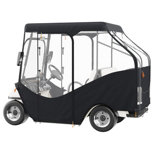 Golf Cart Enclosure 4 Passenger | 420D Polyester with Transparent Windows | Universal Fit