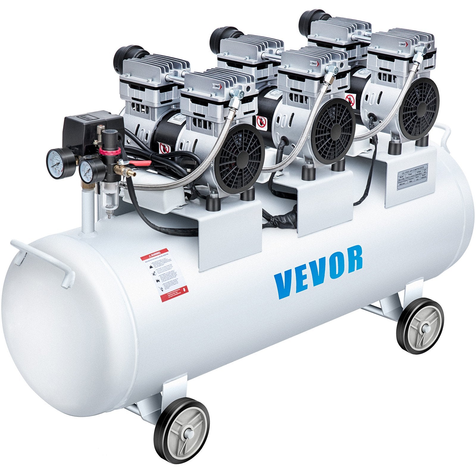Air Compressor | 100L 3HP Ultra-Silent Oil-Free Inflator