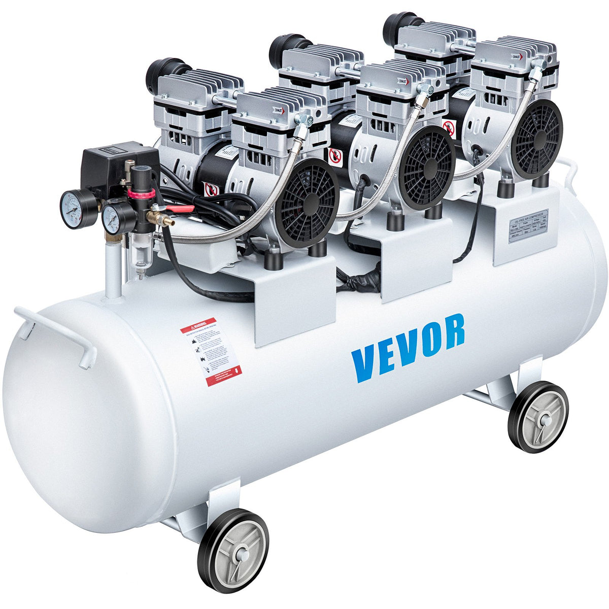 Air Compressor | 100L 3HP Ultra-Silent Oil-Free Inflator