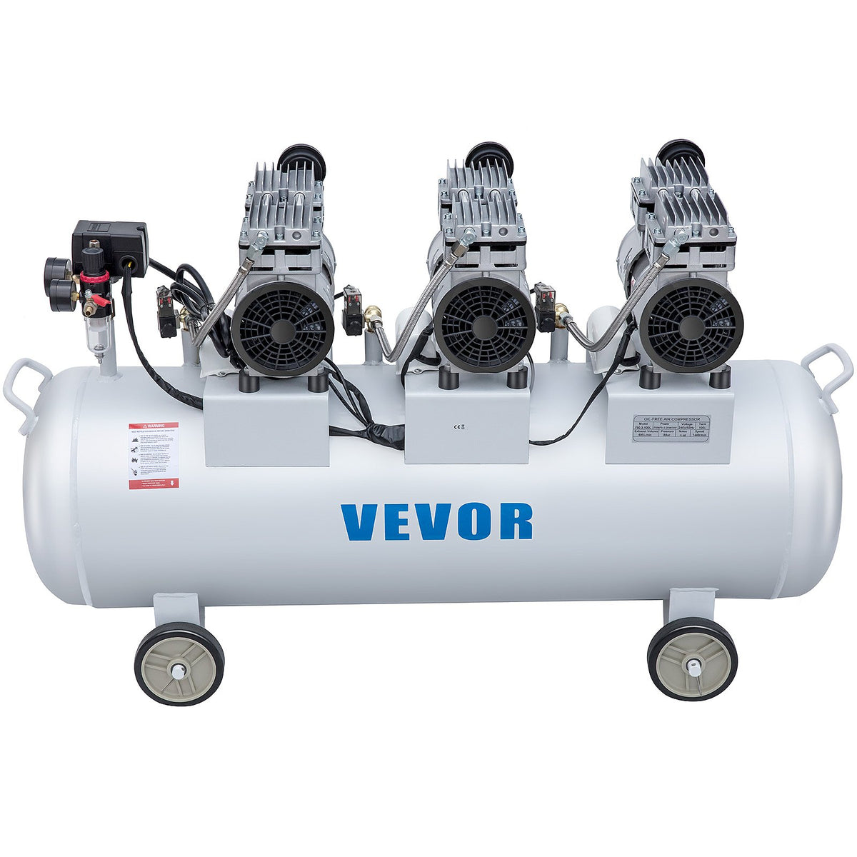 Air Compressor | 100L 3HP Ultra-Silent Oil-Free Inflator