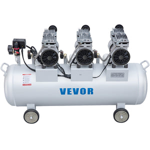 Air Compressor | 100L 3HP Ultra-Silent Oil-Free Inflator