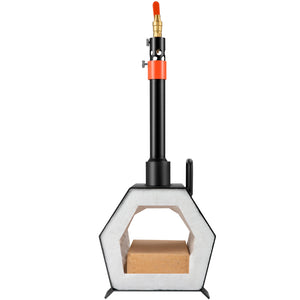 Propane Forge | Single Burner Blacksmith Farrier Furnace | Knife Making & Metal Forging Kit