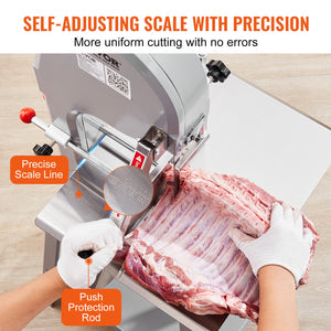 Meat Bandsaw 1500W | Commercial Stainless Steel Bone Saw Machine