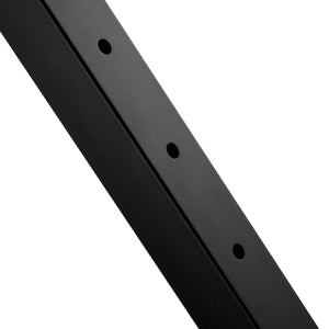 Cable Railing Post 42"x1.97"x1.97" | Stainless Steel Deck Stair Post with Bracket | Black