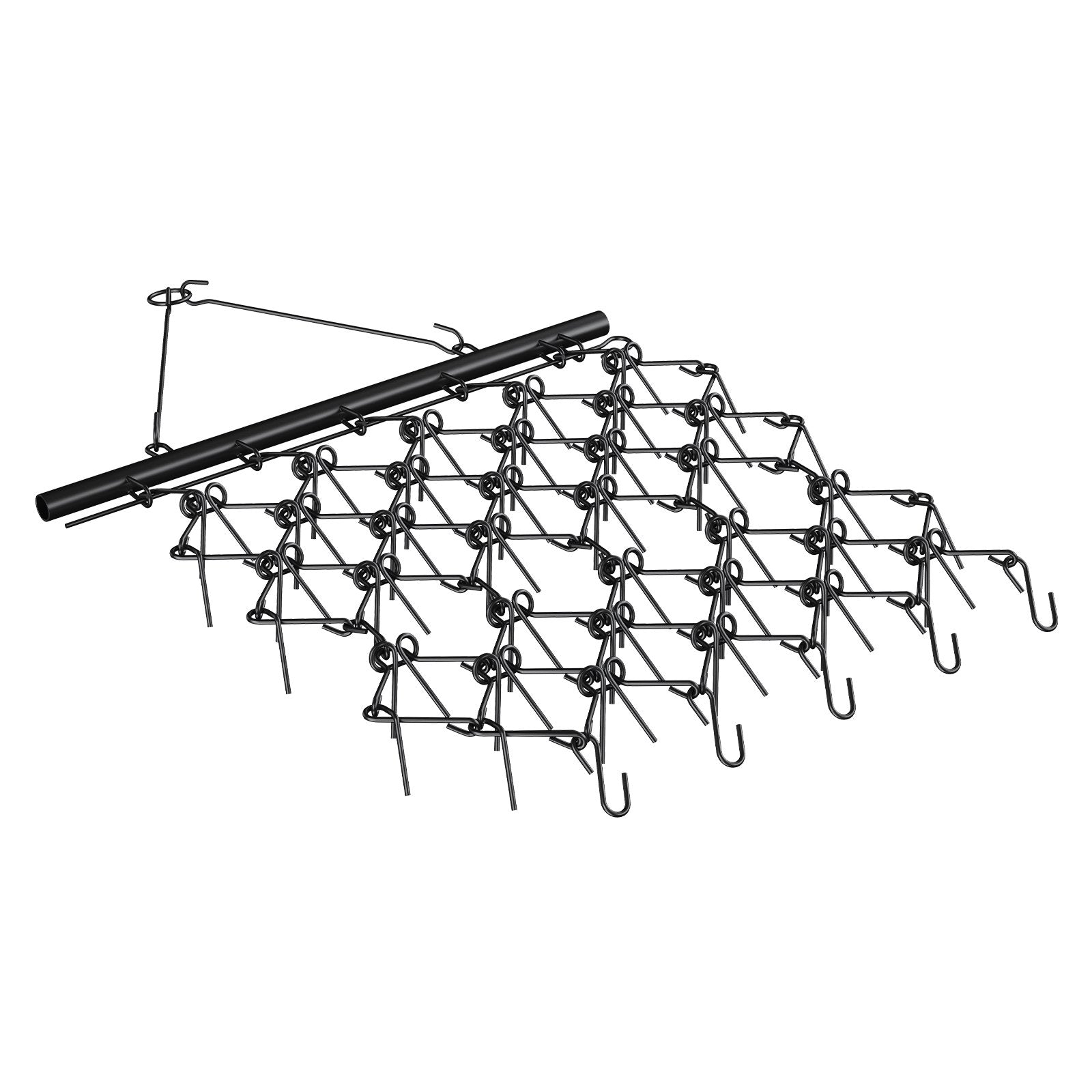 Drag Harrow 4x4FT | Heavy Duty Chain Harrow with 69 Teeth | ATV, UTV & Tractor Attachment for Lawn, Gravel & Soil Prep