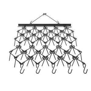 Drag Harrow 4x4FT | Heavy Duty Chain Harrow with 69 Teeth | ATV, UTV & Tractor Attachment for Lawn, Gravel & Soil Prep