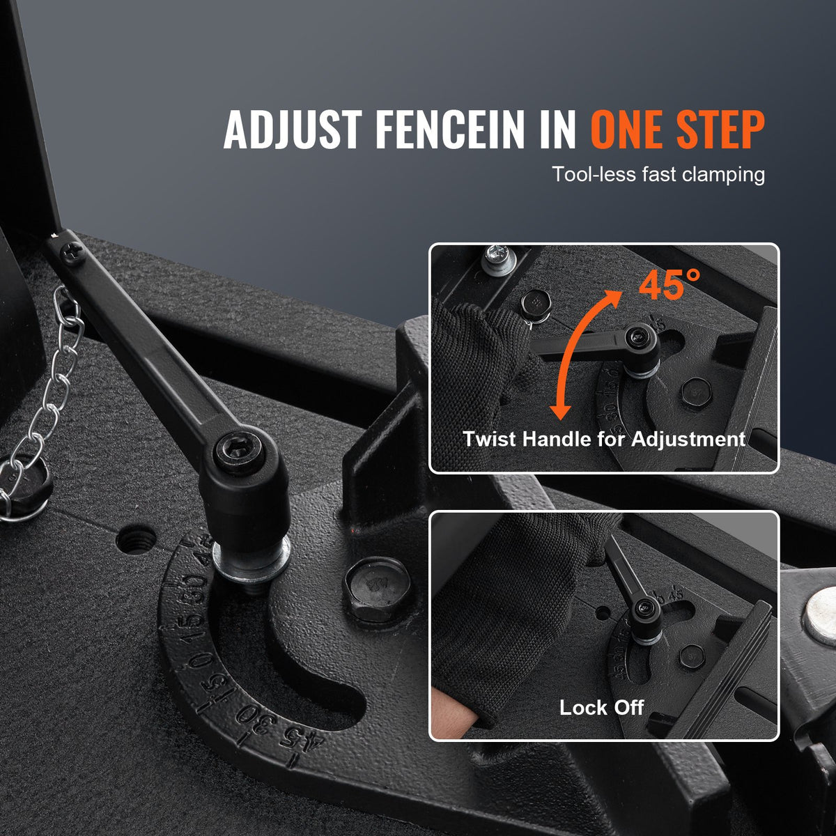 Chop Saw 14"/355mm | 2800W 1200RPM Steel Cutting Machine | Adjustable Dry Cut Miter Saw for Metal, Rebar & Aluminium