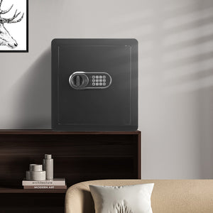 Home Safe | 1.8 cu.ft Steel Security Box | 15.75x13x16.9" for Cash & Valuables