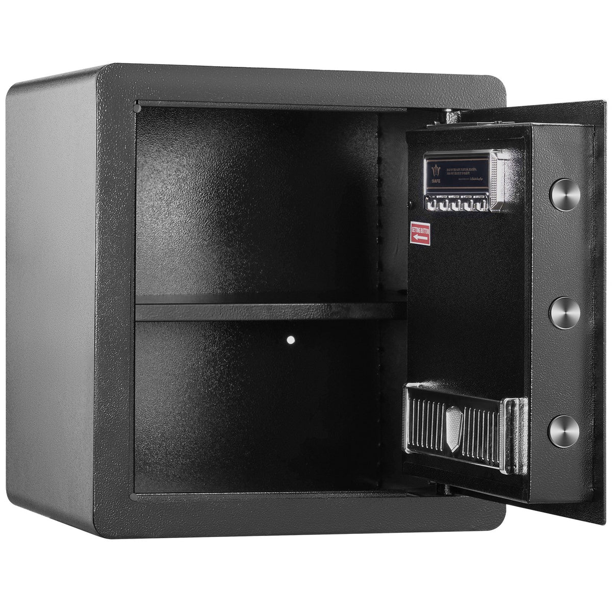 Home Safe | 1.8 cu.ft Steel Security Box | 15.75x13x16.9" for Cash & Valuables