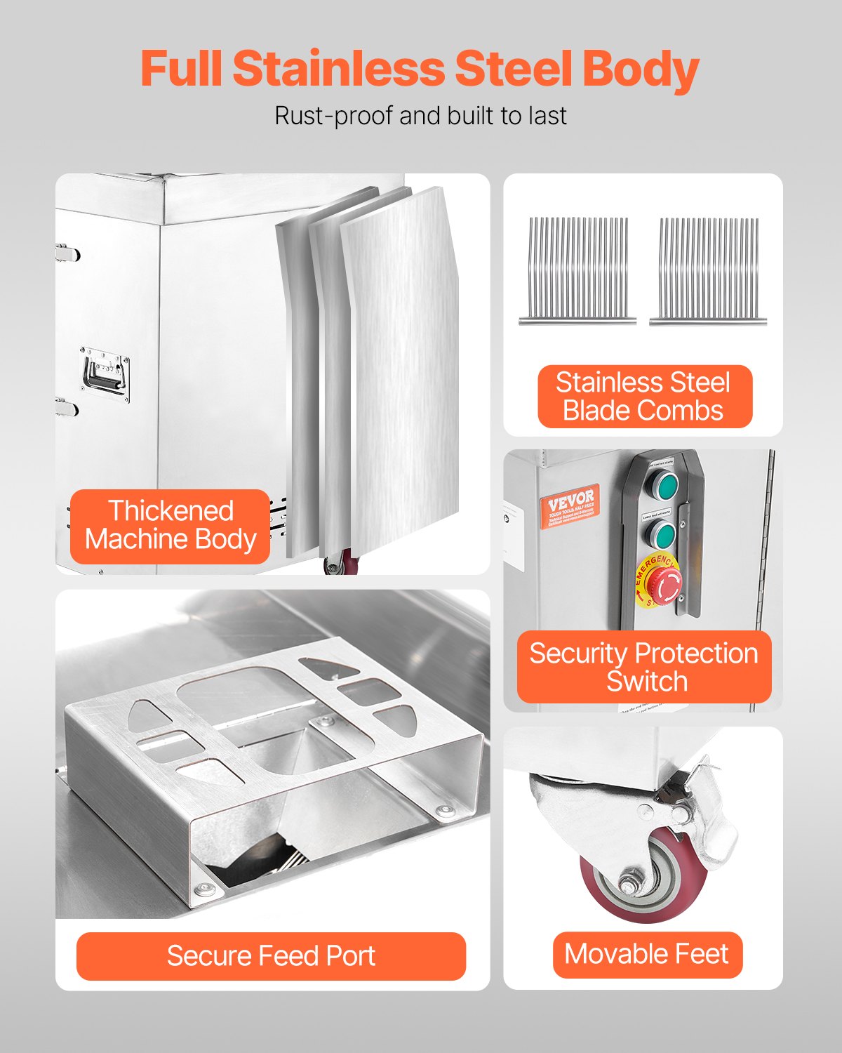 Meat Cutter Machine 1100W | Commercial Stainless Steel Slicer