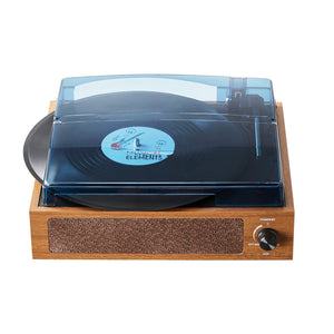 Bluetooth Record Player | 3-Speed Turntable with 3W Speakers