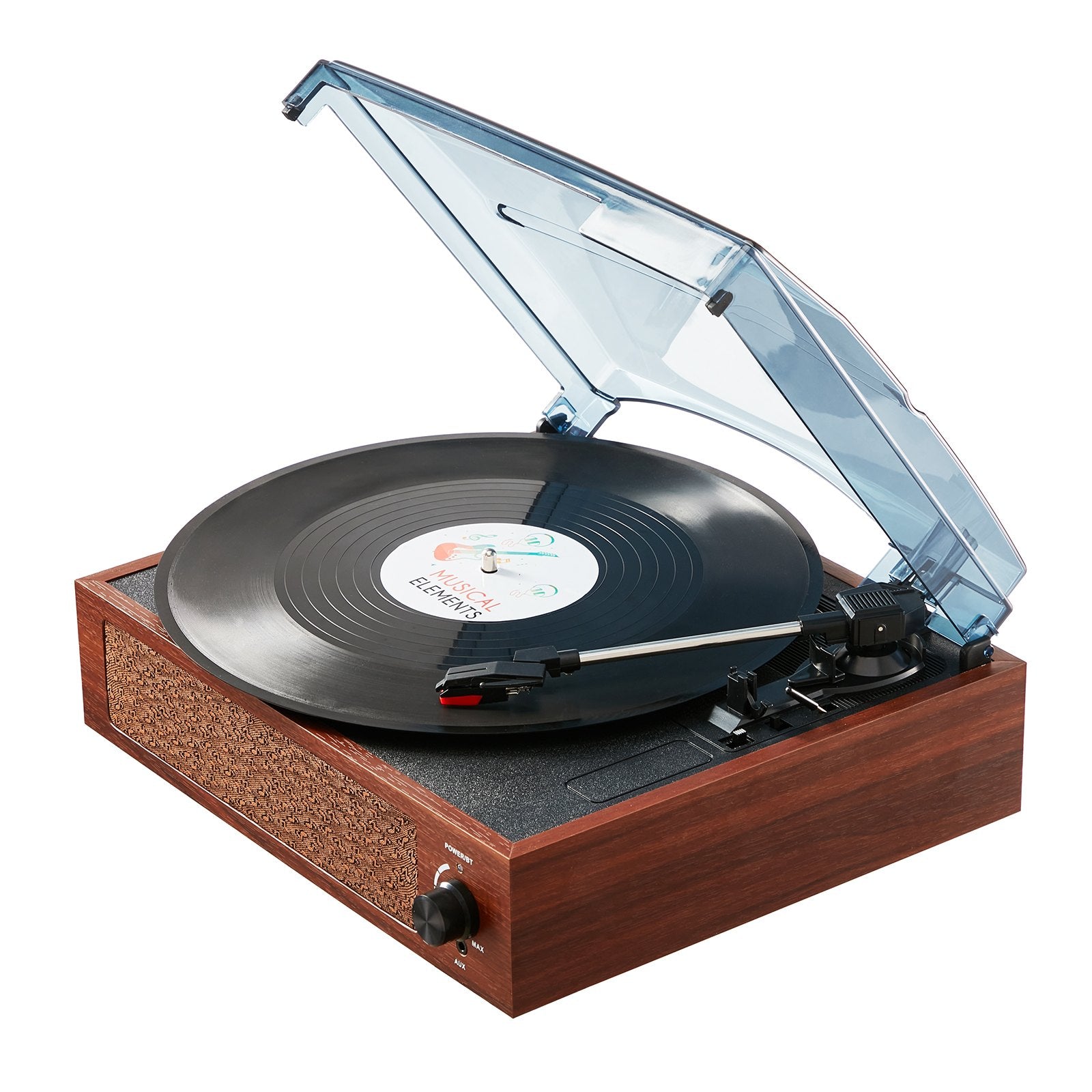 Bluetooth Record Player | 3-Speed Turntable with 5W Speakers