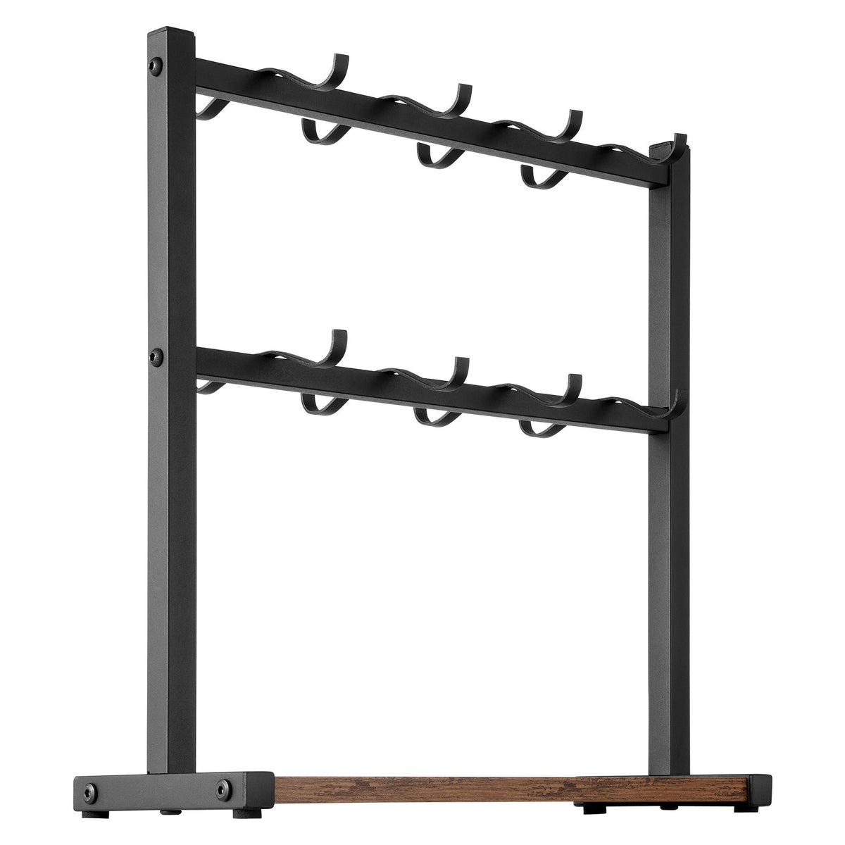Coffee Mug Holder | 16-Hook Countertop Rack with Wooden Base