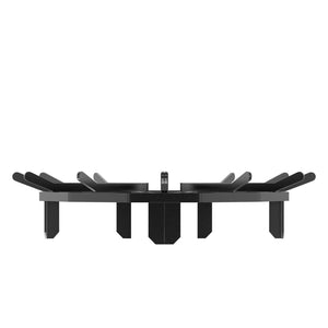 Log Grate 27 Inch | Heavy Duty Steel Firewood Rack with 6 Legs | Powder-Coated Finish | For Wood Stoves & Outdoor Fire Pits