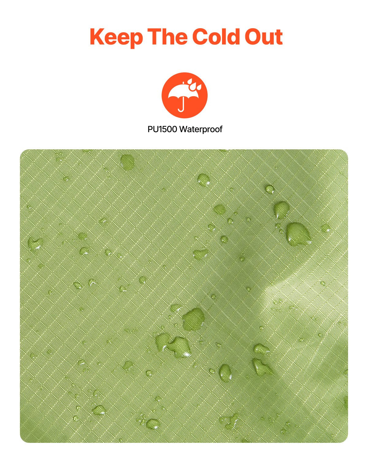 Wearable Camping Blanket | 2m x 1.5m Stadium Blanket | Army Green