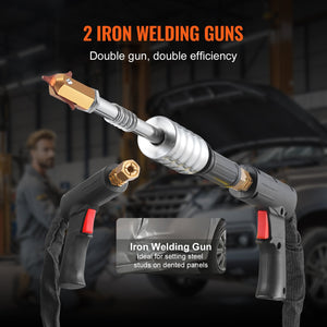 Stud Welder Dent Puller | 3kW Dent Repair Kit with 2 Welding Guns