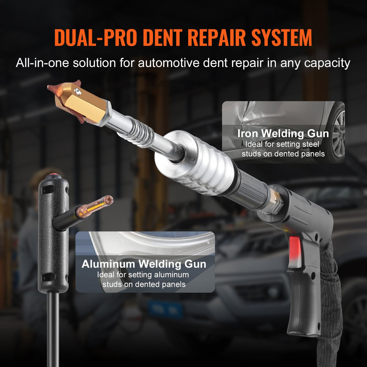 Dual Pro Stud Welder | 5KW Professional Welder for Steel & Aluminum