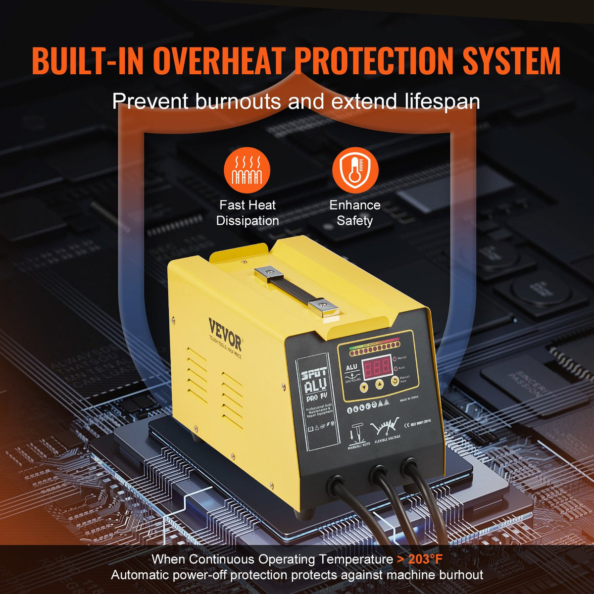 Stud Welder Dent Puller | 300W Dent Repair Tool for Aluminum Car Body