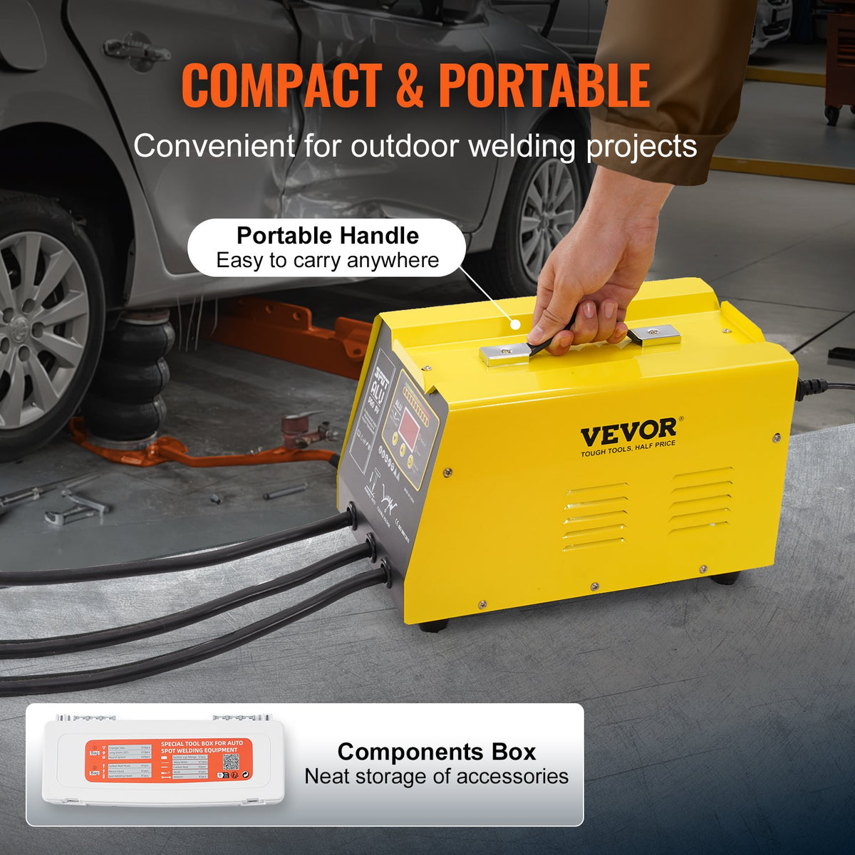 Stud Welder Dent Puller | 300W Dent Repair Tool for Aluminum Car Body