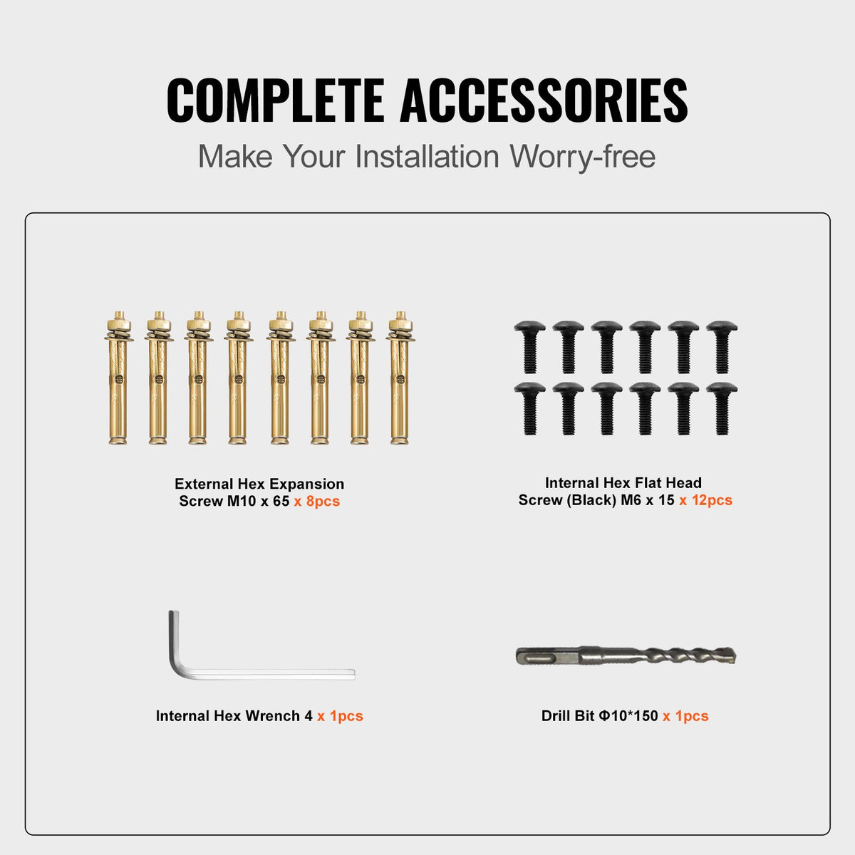 Outdoor Stair Handrail 47.6"x35.2" | Adjustable 0°-30° | Fits 3-4 Steps | Black Aluminum