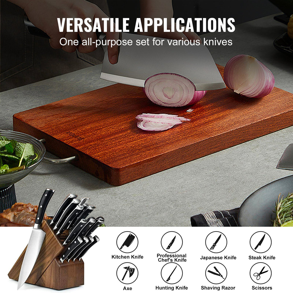 Knife Sharpening Kit | Rotation Flip Fixed Angle System with 12 Whetstones (120-10000 Grit) | For Knives & Scissors