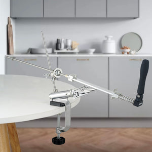 Knife Sharpening Kit | Rotation Flip Fixed Angle System with 12 Whetstones (120-10000 Grit) | For Knives & Scissors