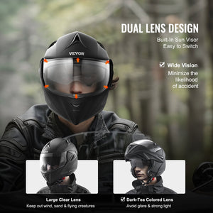 Motorcycle Helmet | Unmasked Style | Motocross with Bluetooth Communication