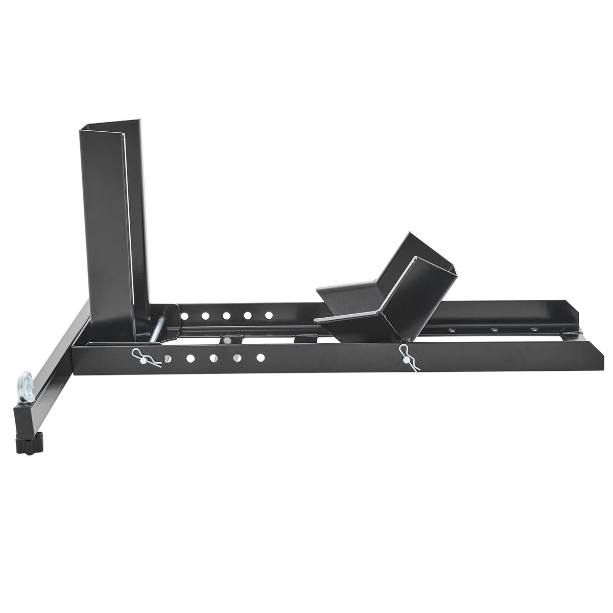 Motorcycle Wheel Chock Upright | 816.5kg Capacity | Heavy Duty Steel Front Wheel Stand | 6 Adjustable Holes | Fits 381-558.8mm Off-Road & Standard Motorcycles