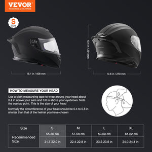 Full Face Motorcycle Helmet | Motocross Style with Bluetooth Slot | Gloss Finish