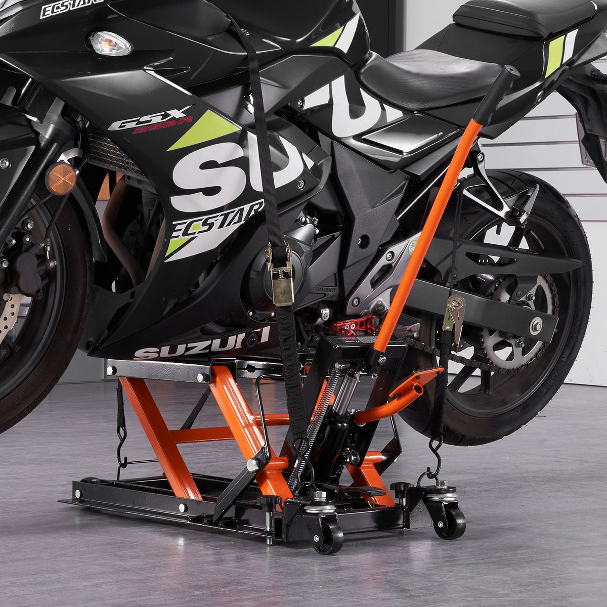 Motorcycle Hydraulic Pump Jack | 1500 lbs ATV Dirt Bike Stand