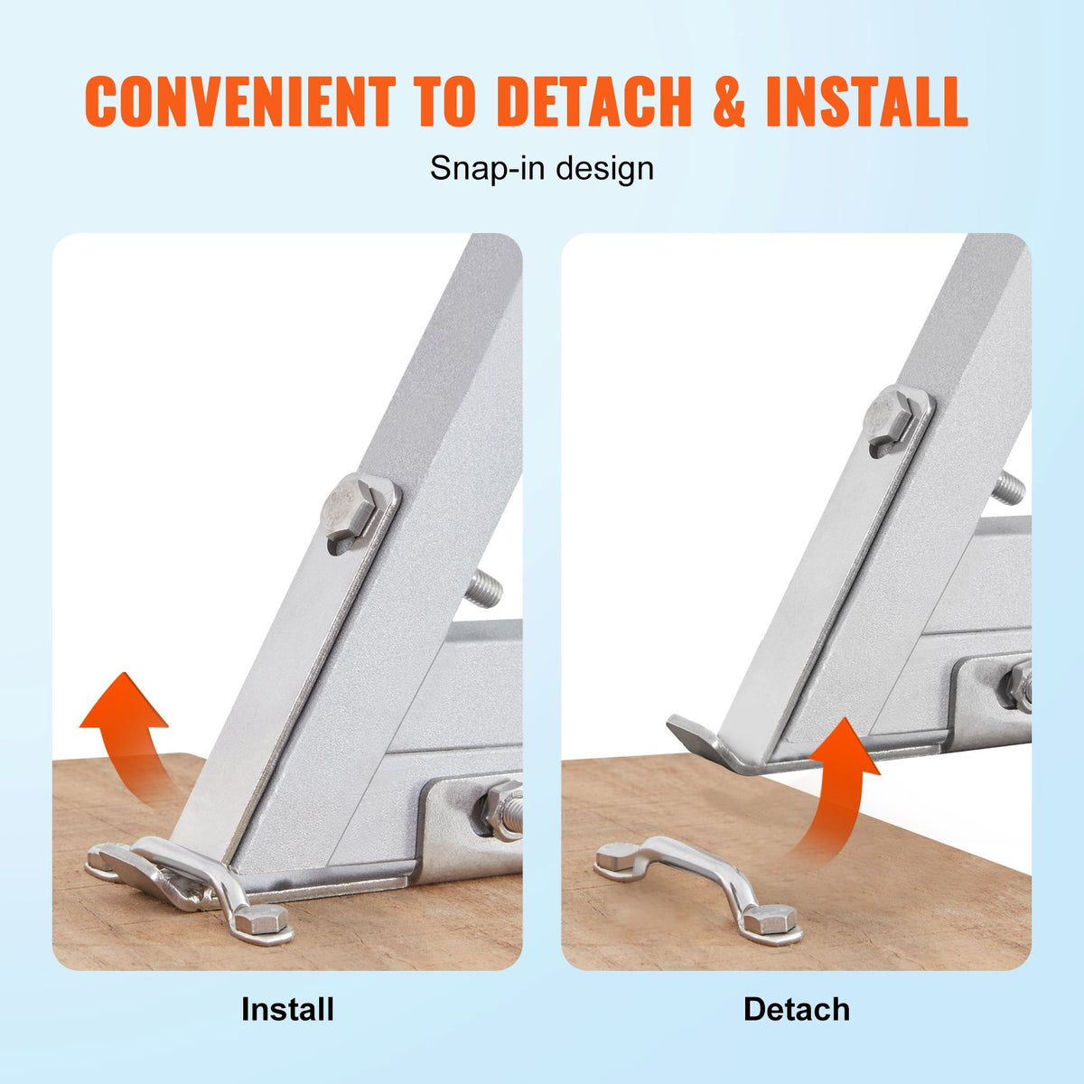 Dock Ladder 3 Step | 159kg Capacity Aluminum Pontoon Boat Ladder | Removable with Non-Slip Steps