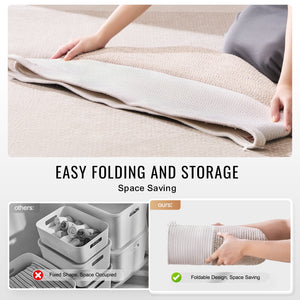 Cotton Rope Storage Basket | 87L Woven Blanket Basket