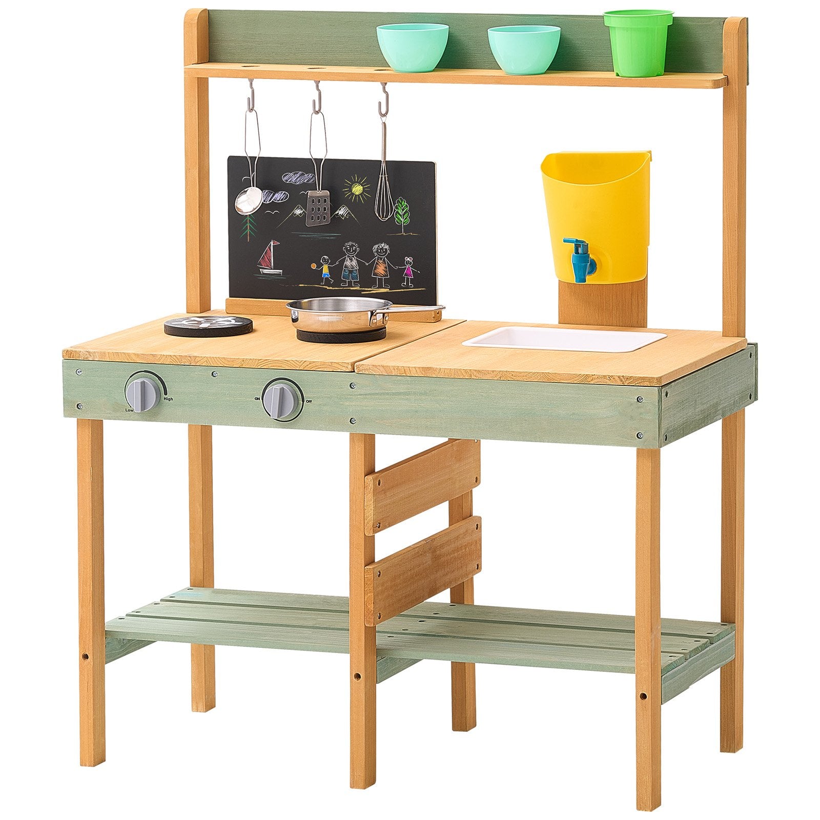 Wooden Mud Kitchen | Outdoor Play Kitchen for Kids